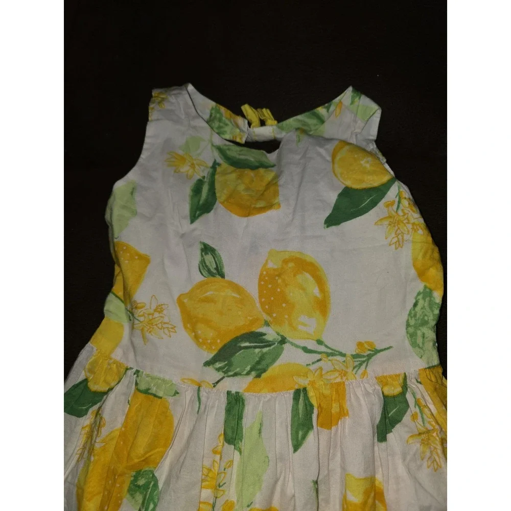Gymboree‎ dressed up egg hunt spring Easter dress lemons size 8